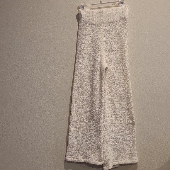 Skims Cozy Cream Wide-Leg Pants Size S/M - Picture 3 of 9